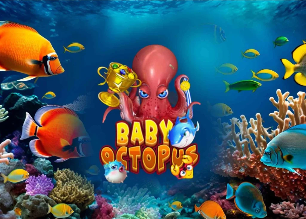Play Baby Octopus Fish Game 1 The Baby Octopus Fish Game